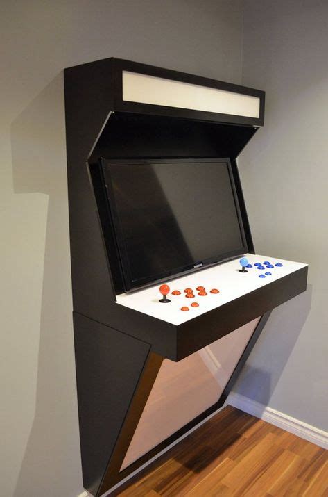 Items Similar To Wall Mounted Arcade Cabinet On Etsy Man Cave Game
