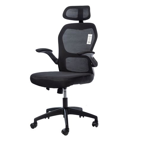 Ergonomic Office Chair With Adjustable Height Headrest Retractable