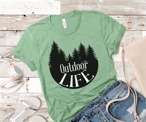 Free Outdoor Life SVG T Shirt Design The Crafty Crafter Club Tshirt