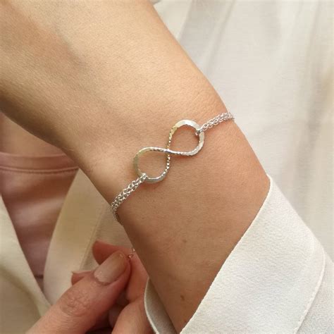 Sterling Silver Infinity Bracelet By Marion Made Jewellery