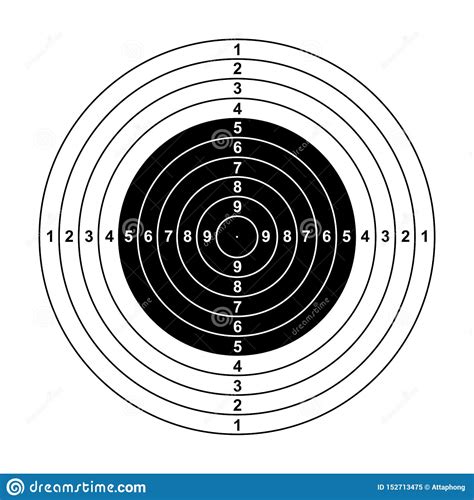 Blank Gun Target Paper Shooting Target Blank Target ...