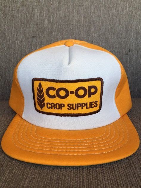 Details About Vtg Co Op Crop Supplies Snap Back Hat 1980s Farming