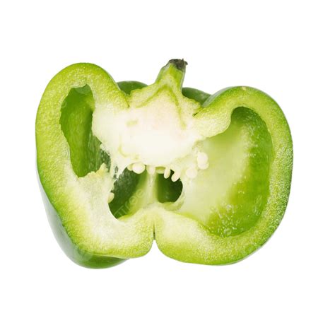 Cut Green Peppers Fresh Vegetables Cut Peppers Png Transparent Image