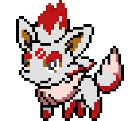 Recolored Zoruathough Different This Time Around Pixel Art Maker