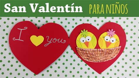 Tarjeta Corazón De San Valentín Para Hacer Con Niños Madres Hoy