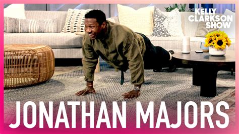 Jonathan Majors Shows Off His Since U Been Gone Workout