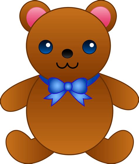 Two Cute Teddy Bear Cartoon