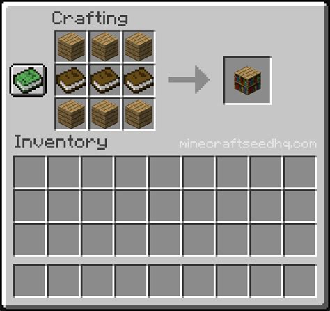Place the ingredients into the crafting box using the pattern shown below: How to make a bookshelf in Minecraft tutorial - Minecraft ...