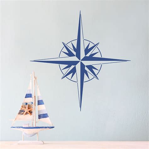 Mariners Compass Stencil Explorers Compass Nautical Stencil Design