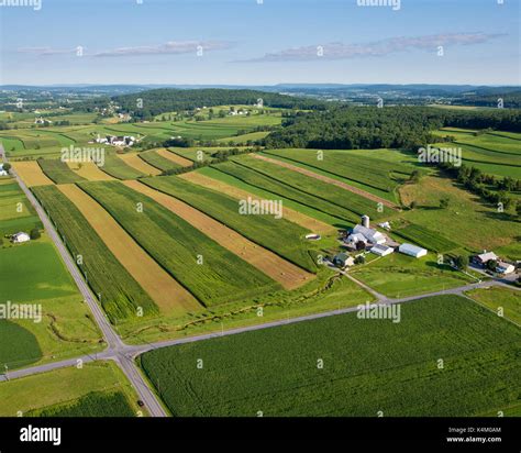 Aerial View Of Farm Hi Res Stock Photography And Images Alamy