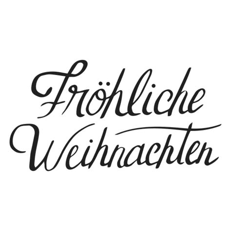 Frohe Weihnachten Schriftzug In Deutsch Transparenter Png Und Svg Vektor