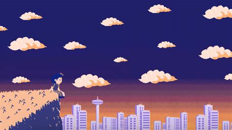 Sfondi Opera Darte Cielo Paesaggio Urbano Nuvole Da Solo Pixel