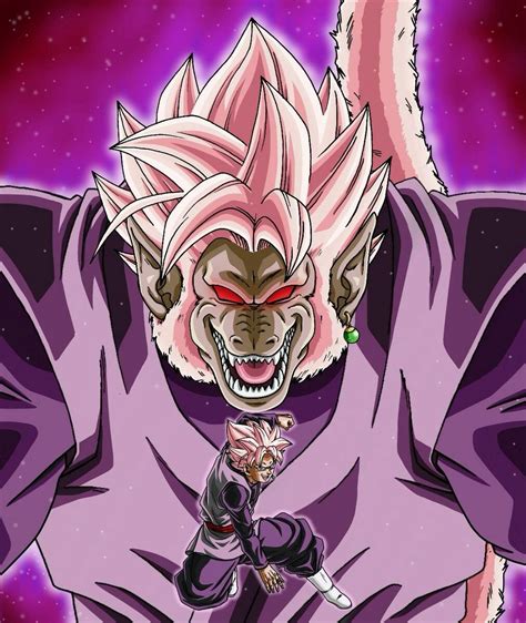 Share the best gifs now >>> Great Ape Rose Goku Black-by Dbkenkyuusei0 #∆∆shani | Anime dragon ball super, Dragon ball super ...