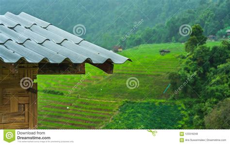 Roof House Natural Landscape Scenery Stock Photo Image Of Beautiful