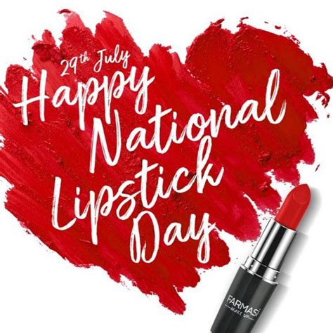 Happy National Lipstick Day National Lipstick Day Intense Lipstick Long Lasting Lipstick