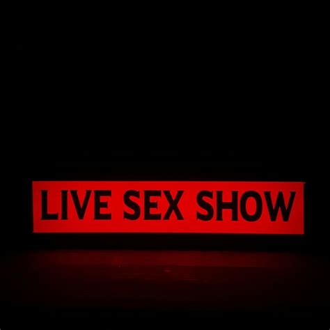 Illuminated Soho Live Sex Show Sign Electric Bord Catawiki