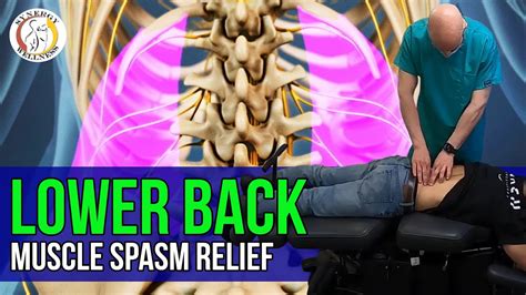 Lower Back Muscle Spasm Relief Youtube