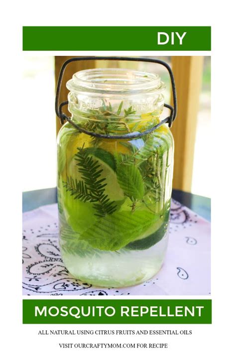 Best Mosquito Repellent Mason Jar Hack With Essential Oils Diy