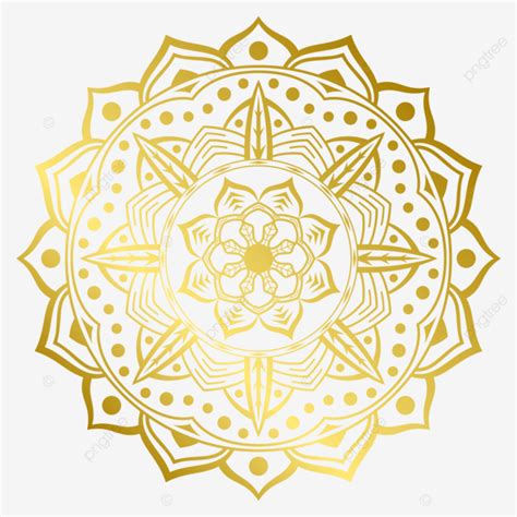 Luxury Gold Mandala Ornament Islamic Decoration Gold Mandala Mandala