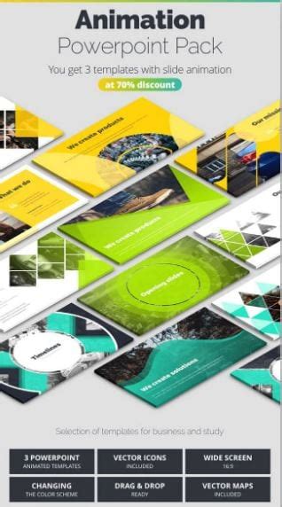 12 Animated Slideshow Powerpoint Templates