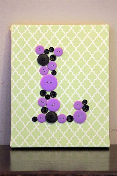 Made This For The Nursery Stretched Canvas Buttons Any Fabric