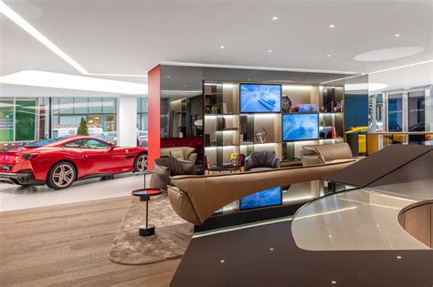 View The Ferrari Showroom Project Completed In New York