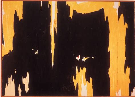 Clyfford Still 1957 D No 1 I See Monster Faces In His Work