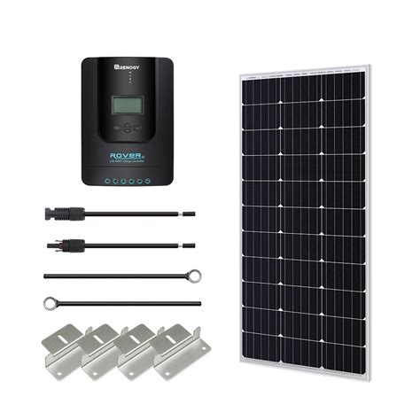 Home And Garden 100 Watt 12 Volt Monocrystalline Solar Panel 100w 12v