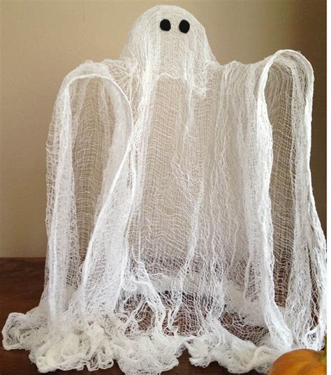 This Cute Cheesecloth Ghost Is An Easy Diy Halloween Project