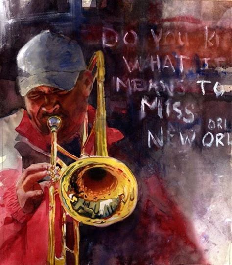 New Orleans Jazz Art Print Of My Watercolor Painting New Etsy