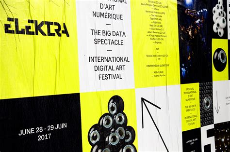 Elektra 18th International Digital Art Festival On Behance