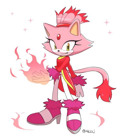 Blaze The Cat And Burning Blaze Sonic Drawn By Hobi4622j Danbooru