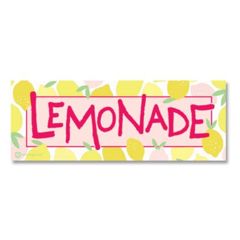 Lemonade Sign Lemonade Sign Lemonade Stand Sign Fun Crafts For Kids