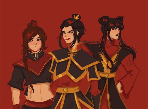 I Drew Azula Mai And Ty Lee And I M Really Happy With How It Came Out Hope You Like It