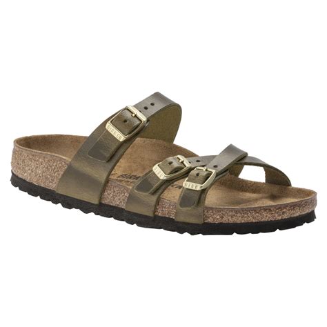 Womens Birkenstock Franca Green Olive Stans Fit For Your Feet