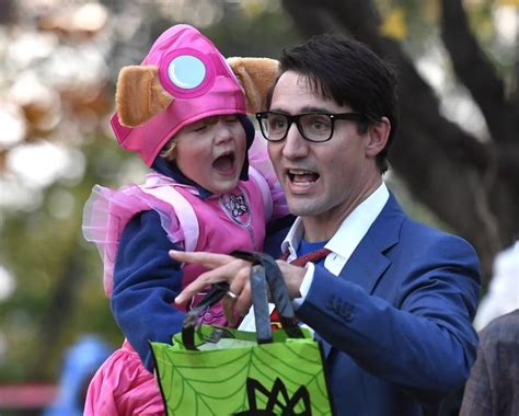 Hadrien Justin Trudeau Son Wears Dress Halloween