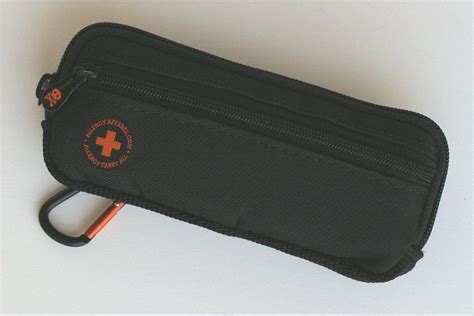 Epipen Carrier Sleek Black Epipen Holder Epi Pen Case