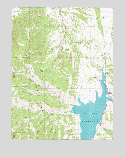 Scofield Reservoir Ut Topographic Map Topoquest