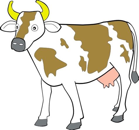 Cow Clip Art Free Vector In Open Office Drawing Svg Svg Vector