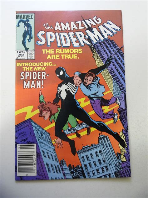 The Amazing Spider Man 252 1984 1st Black Suit In Continuity Fnvf