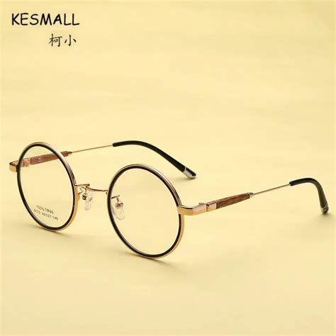 kesmall 2017 new tr90 round shaped glassses frame clear lens eyewear