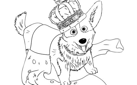 New free coloring pages browse, print & color our latest. Corgi Coloring Pages to download and print for free