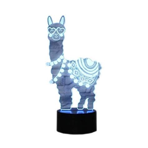 Novelty 3d Illusion Lamps Led Alpaca Llama Night Light How To