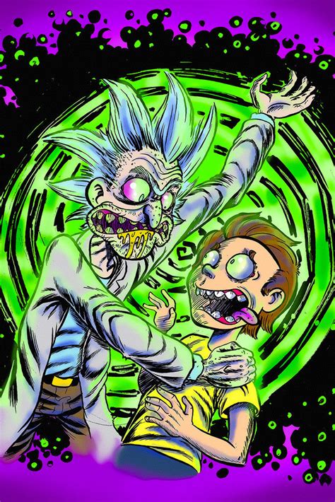 Rick And Morty Acid Poster My Hot Posters