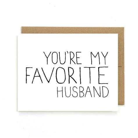 love card husband card you re my favorite husband etsy husband card valentines card for