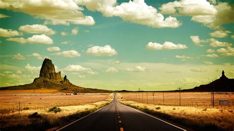 Road Landscape Clouds Southwest New Mexico Wallpapers Hd Desktop And Mobile Backgrounds