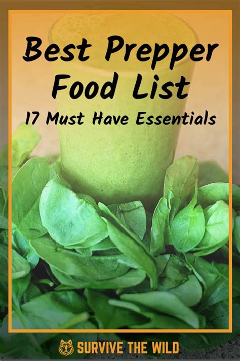 Preppers or survivalists, as they're known, have been around for years, buying elaborate survival kits, yearlong supplies of nonperishable foods and even elaborate underground bunkers. Best Prepper Food List - 17 Must Have Essentials - Survive ...