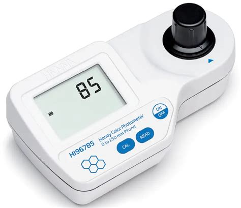 Hanna Hi96785 Honey Color Grade Portable Photometer Instruction Manual