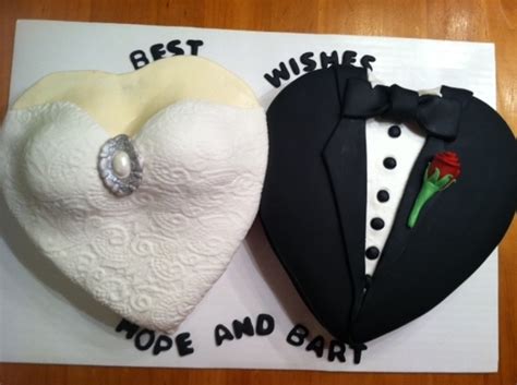 Bridegroom Heart Cake