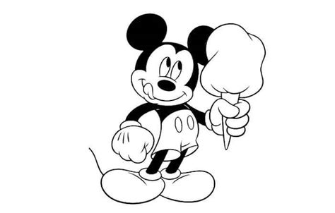 Detail Gambar Mickey Mouse Untuk Mewarnai Koleksi Nomer 19